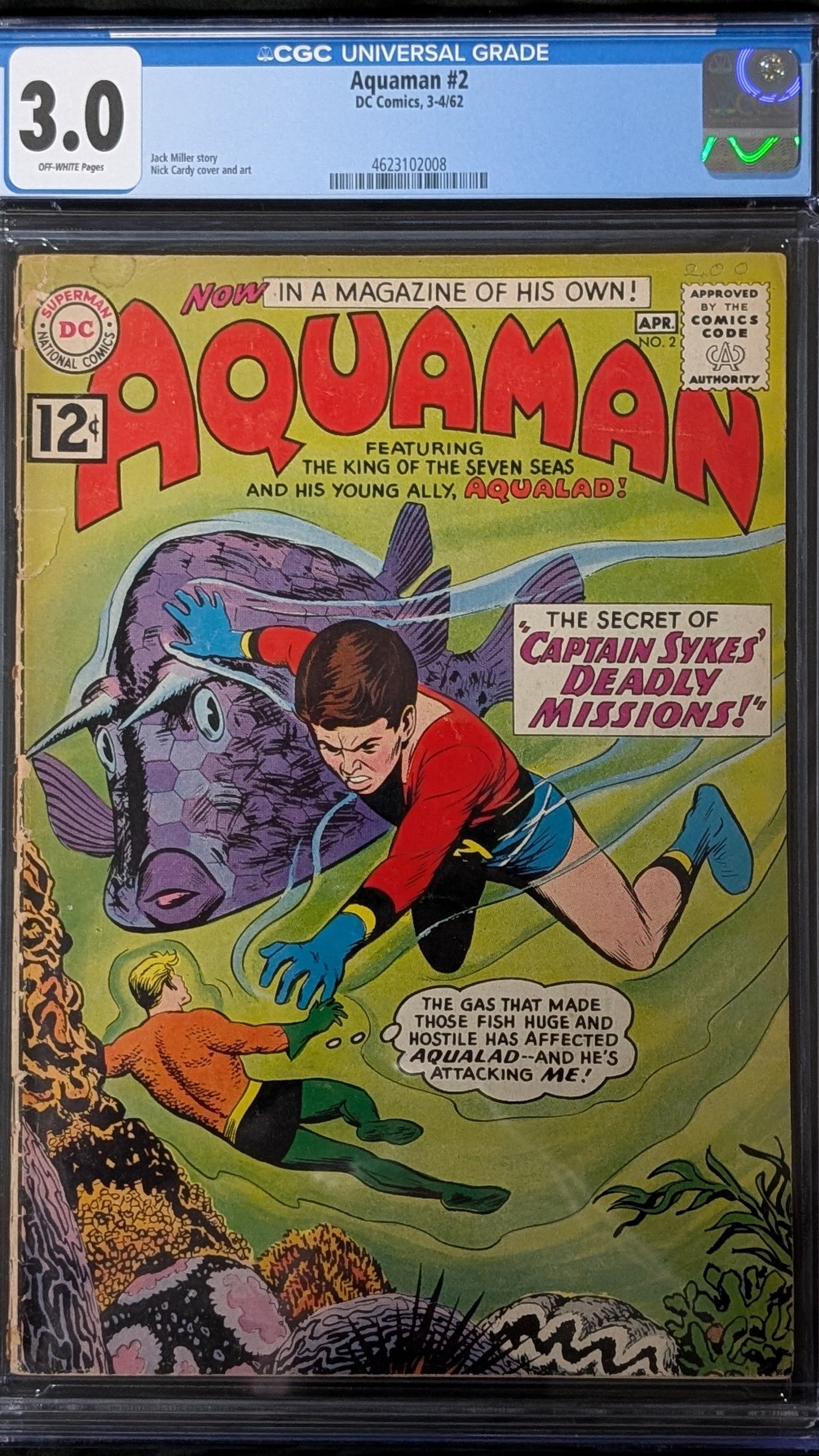 Aquaman #2 CGC 3.0