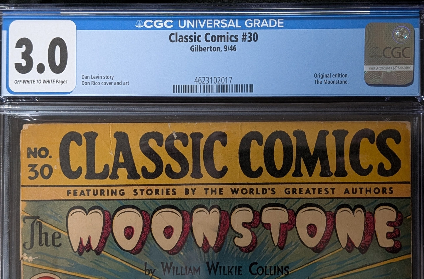 Classic Comics #30 CGC 3.0