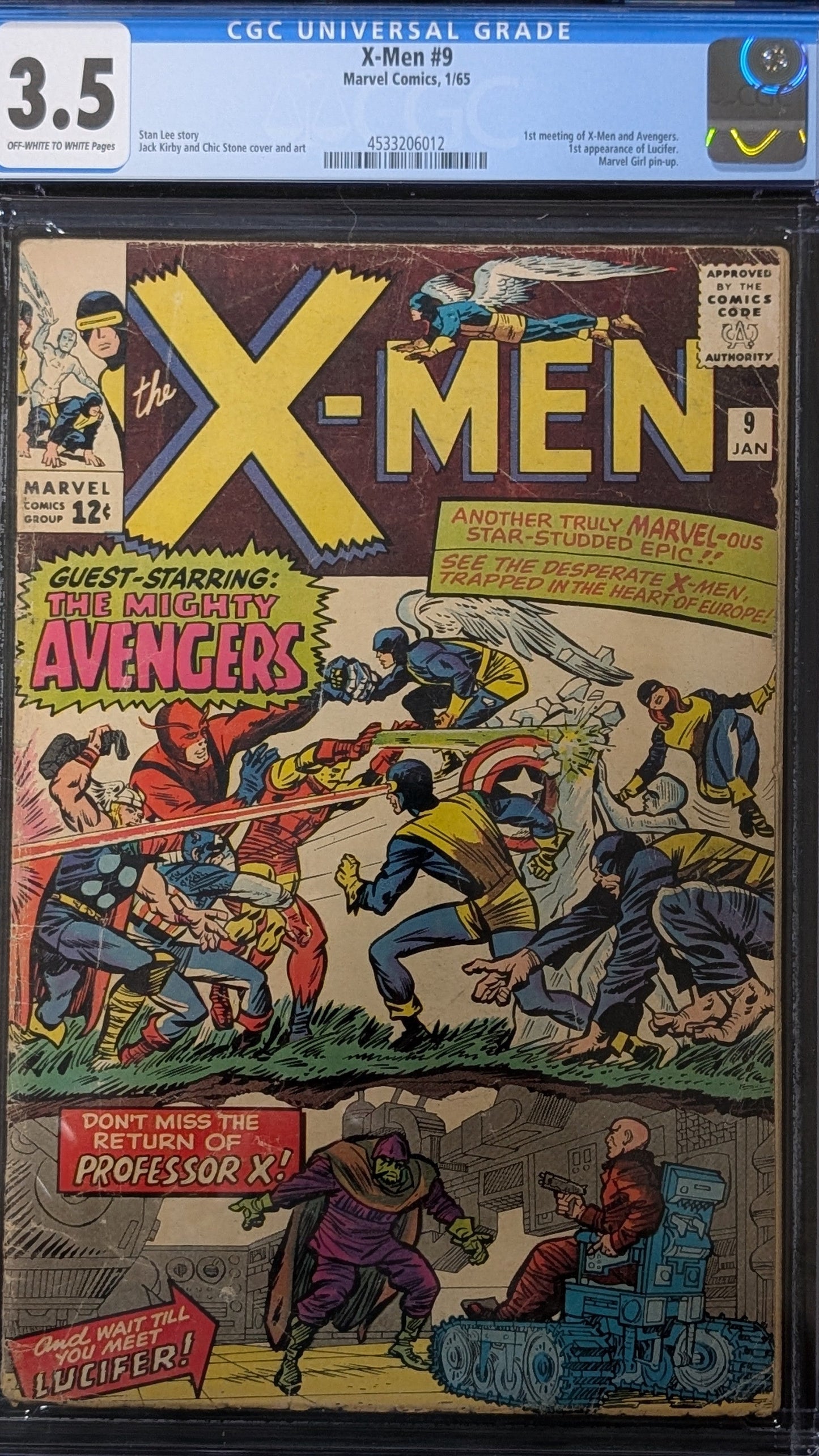 X-Men #9 CGC 3.5