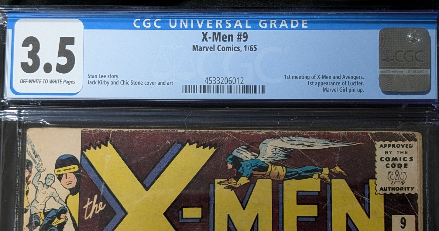 X-Men #9 CGC 3.5