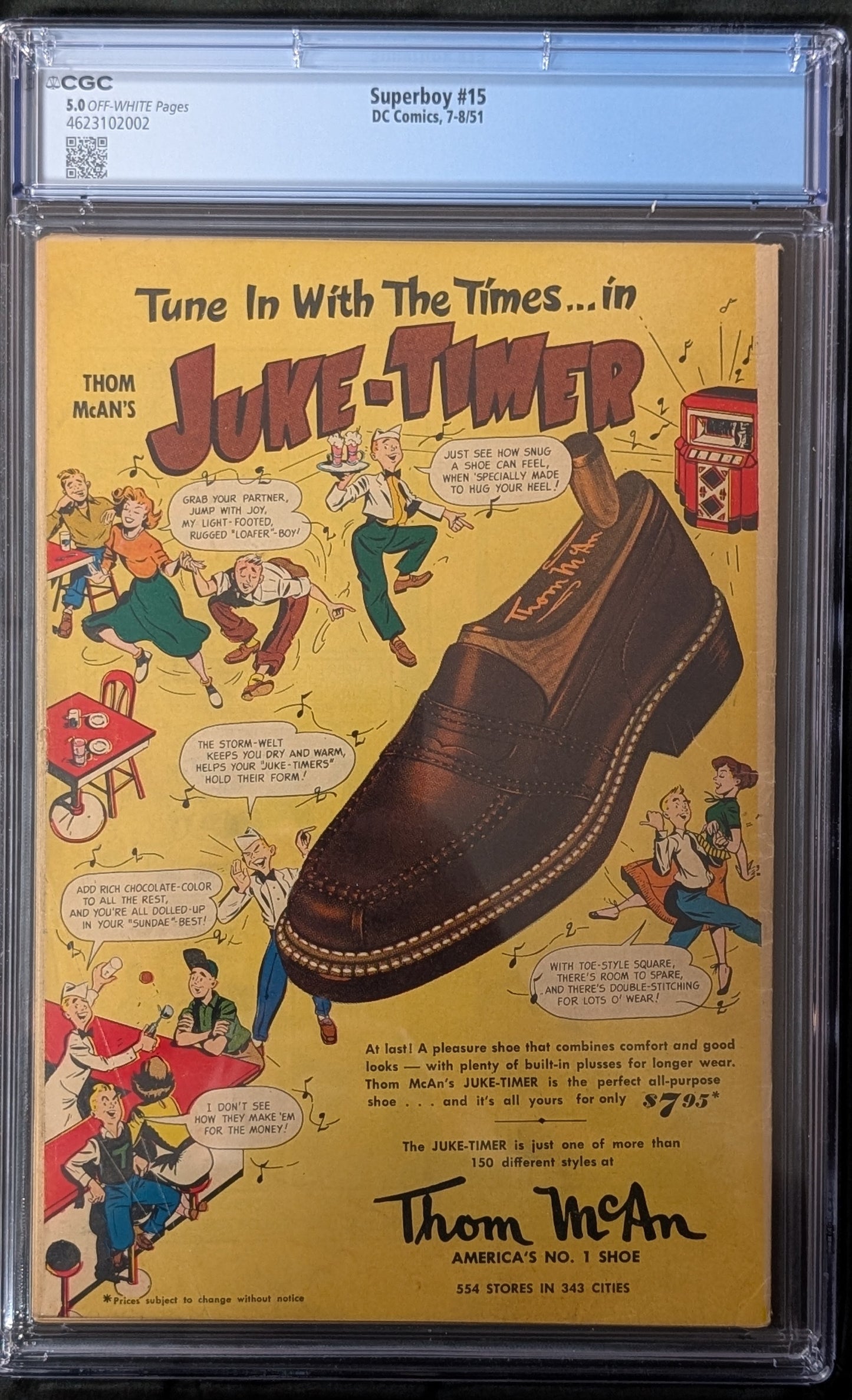 Superboy #15 CGC 5.0