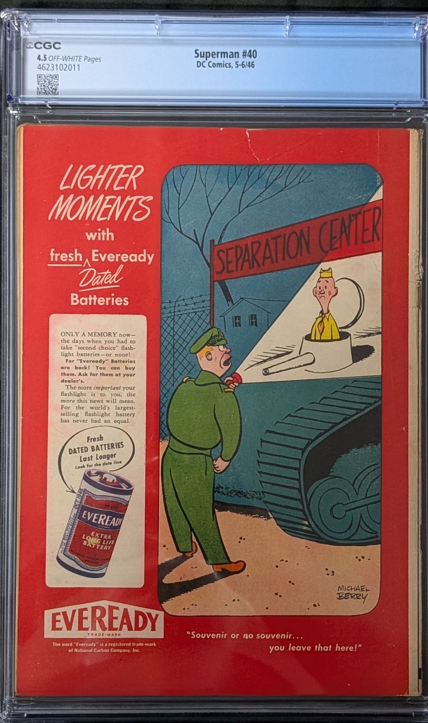 Superman #40 CGC 4.5