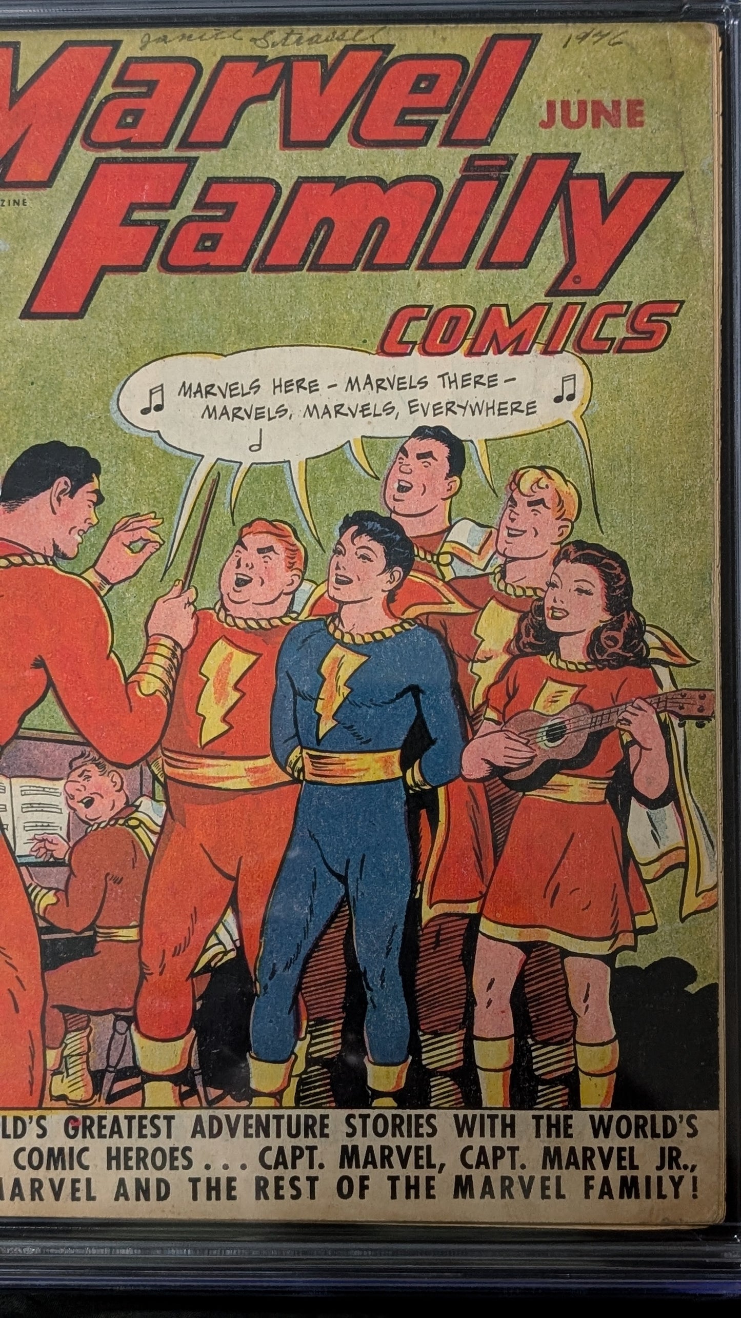 Marvel Family #2 QUALIFIED CGC 6.5