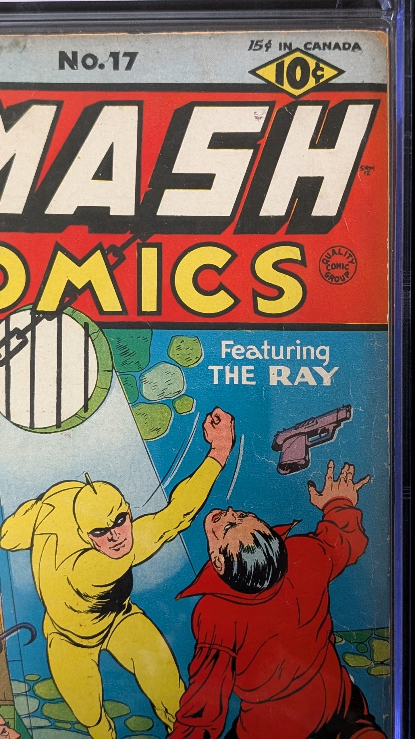 Smash Comics #17 RESTORED CGC 1.5