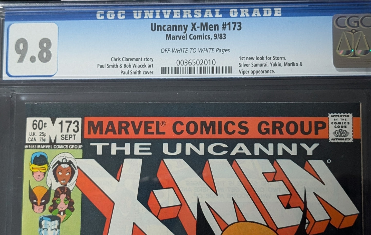Uncanny X-Men # 173 CGC 9.8