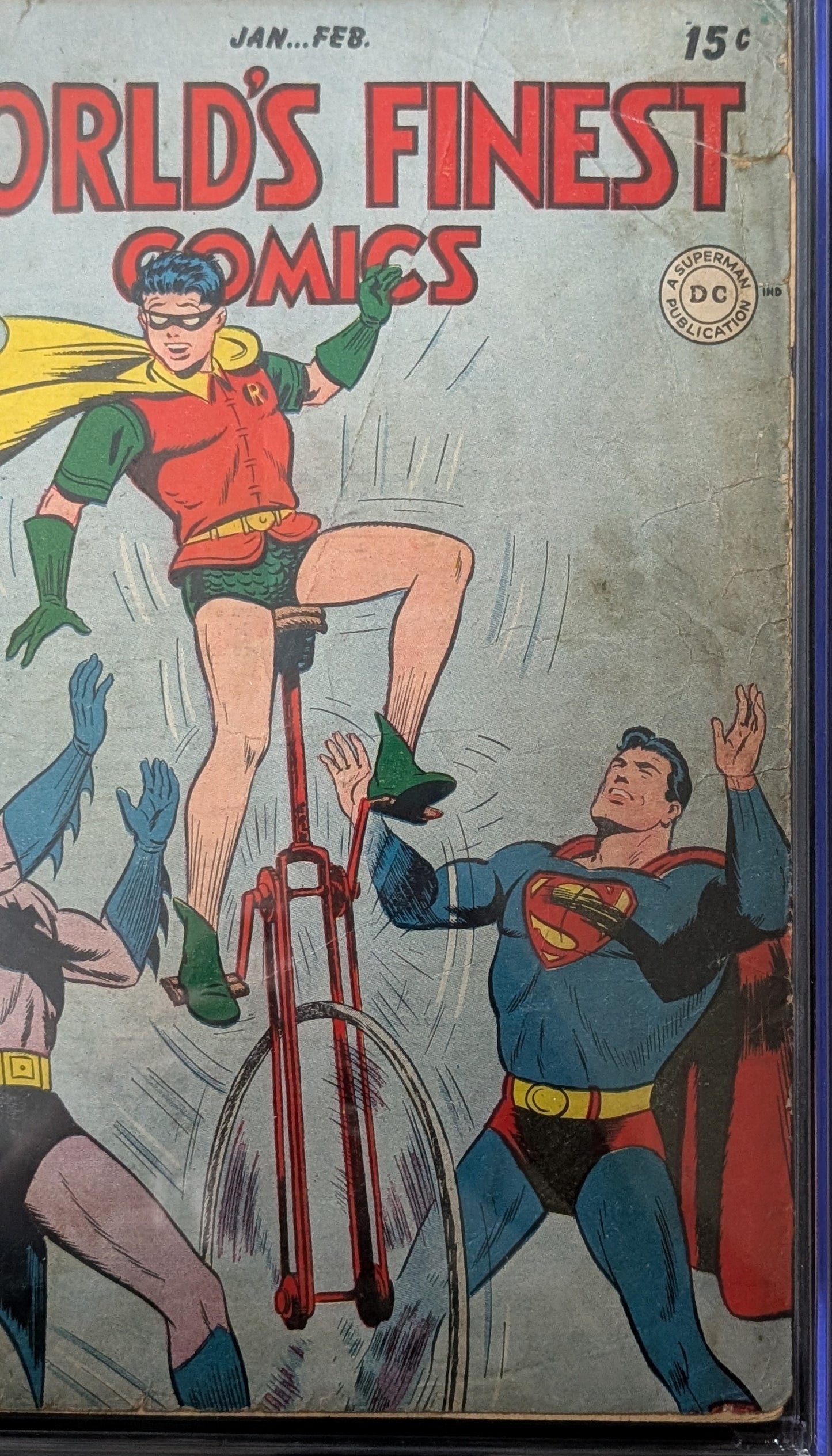 World's Finest #26 CGC .5 (Page 8 missing)