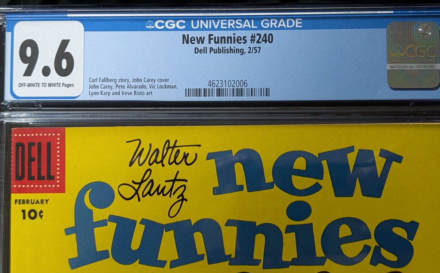 New Funnies # 240 CGC 9.6